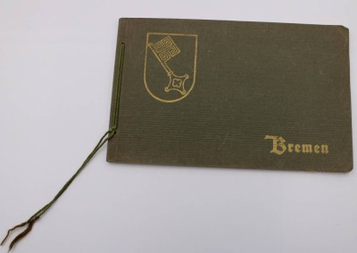 Auktion 373<br>kl. Ansichten-Buch ,,Bremen'' mit 10 Bildern um 1910-1930 . [1]