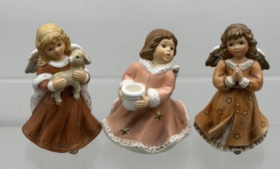 Auktion 373<br>3x Weihnachtsengel 