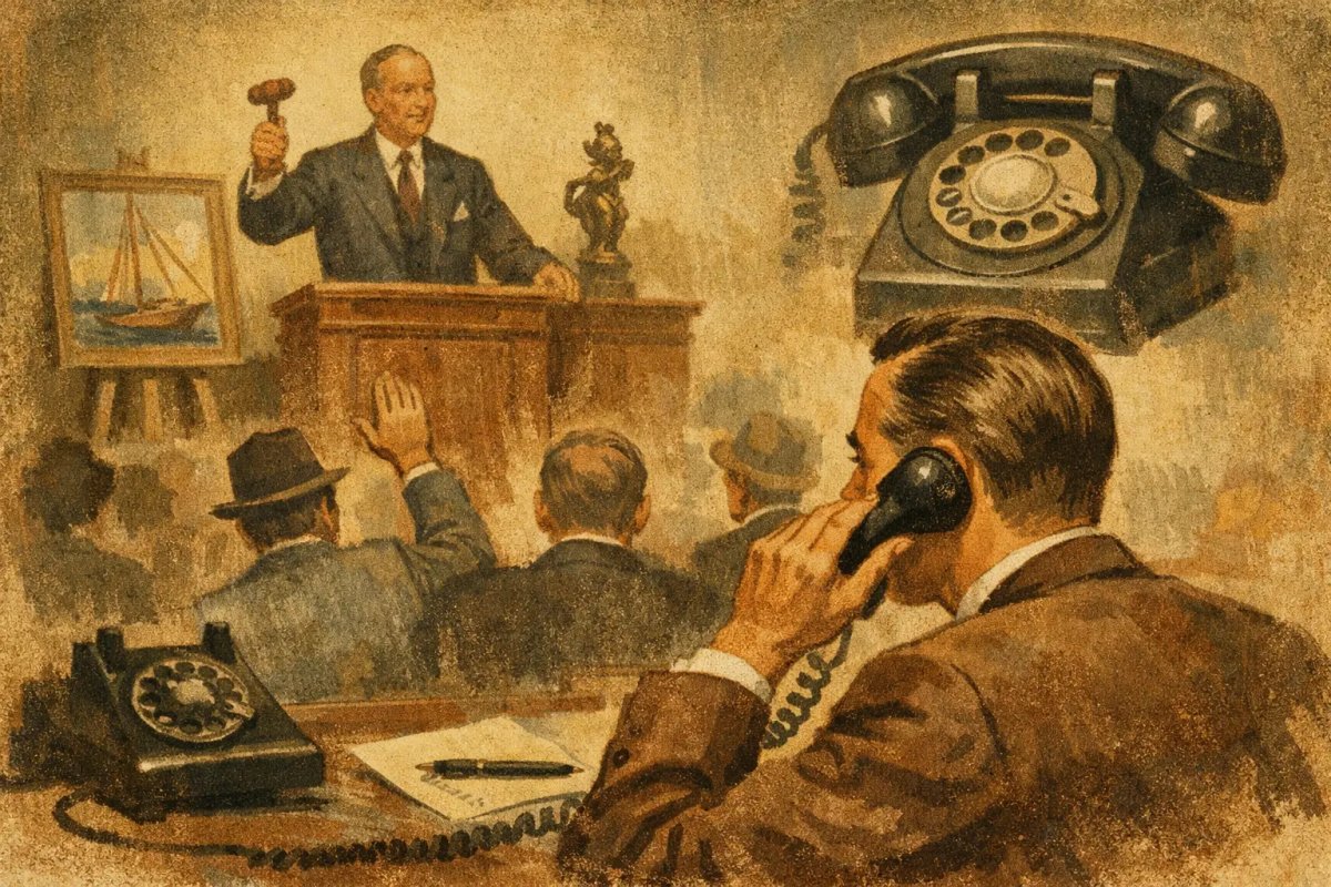Telefongebot bei Auktion abgeben - so geht es